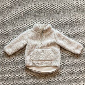 Carter's Cream Sherpa Fleece Half-Zip Pullover